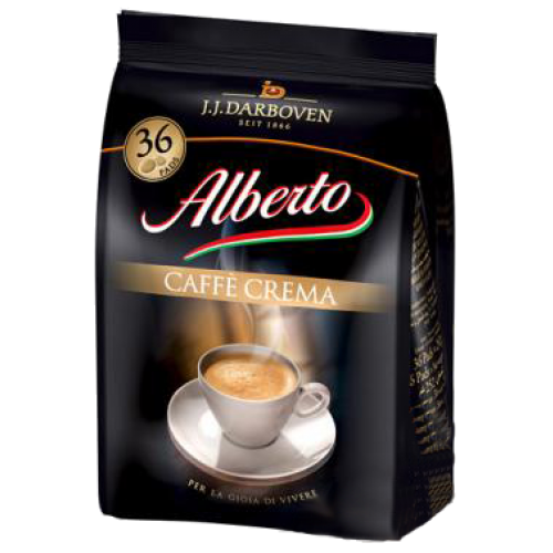 Alberto Caffè Crema coffee pads 36pcs