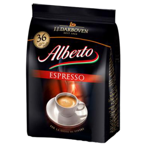 Alberto Espresso coffee pads 36pcs