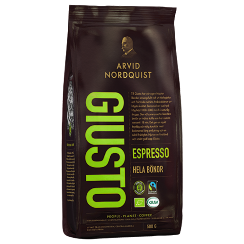 Arvid Nordquist Giusto Fairtrade coffee beans 500g