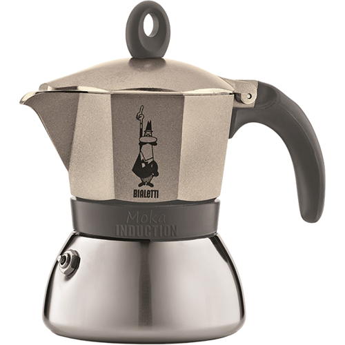 Bialetti Moka Induction gold 3 cups - DeliCo - Coffee Online