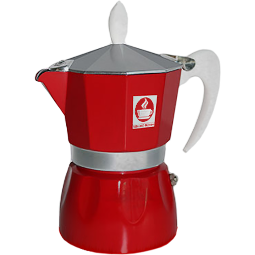 Caffè Bonini Red Espresso Coffee Maker 3 cups