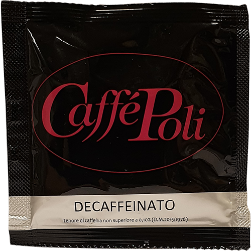 Caffè Poli Decaffeinato blue decaf coffee pods 150pcs