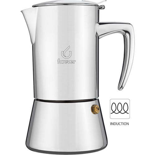 Forever Caffettiera Acciaio Inox Fondo Induzione Miss Diamond Online -  Consegna 48 Ore - Resi Gratuiti - Professional Cooking