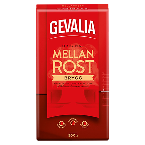 Gevalia Medium Roast brew ground coffee 450g