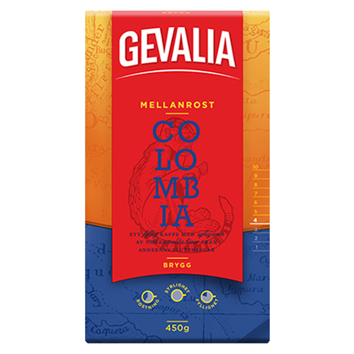 Gevalia Colombia ground coffee 450g DeliCo Coffee Online