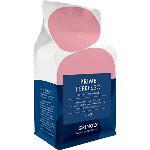 Gringo Prime Espresso coffee beans 500g