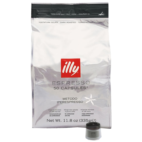 illy Iperespresso darkroast professional coffee capsules 50pcs
