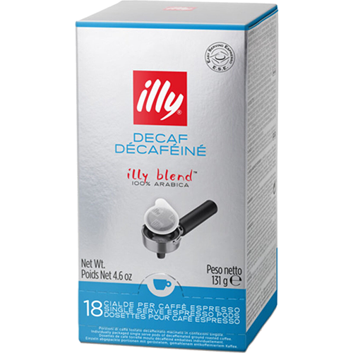 illy Espresso decaffeinato coffee pods 18pcs