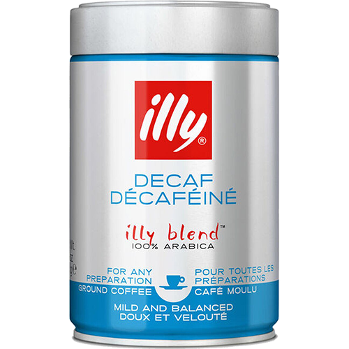 illy Espresso decaffeinato ground coffee 250g