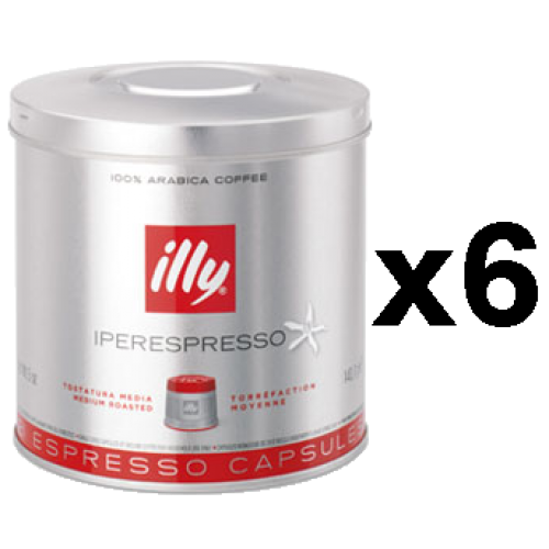 illy Iperespresso coffee capsules 21pcs x6