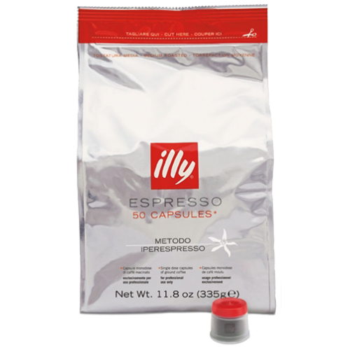 illy Iperespresso professional coffee capsules 50pcs