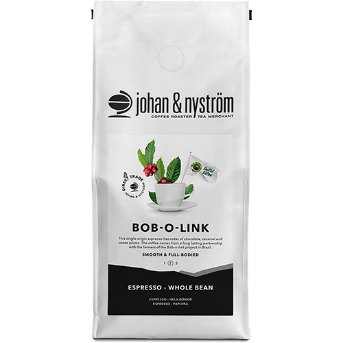 johan & nyström Bob-o-Link coffee beans 500g