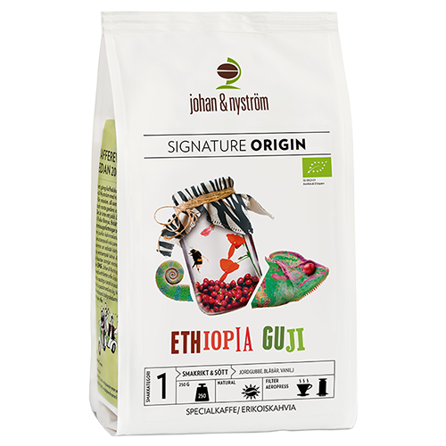johan & nyström Ethiopia Guji coffee beans 250g