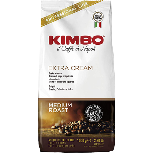 Kimbo Espresso Bar Extra Cream coffee beans 1000g
