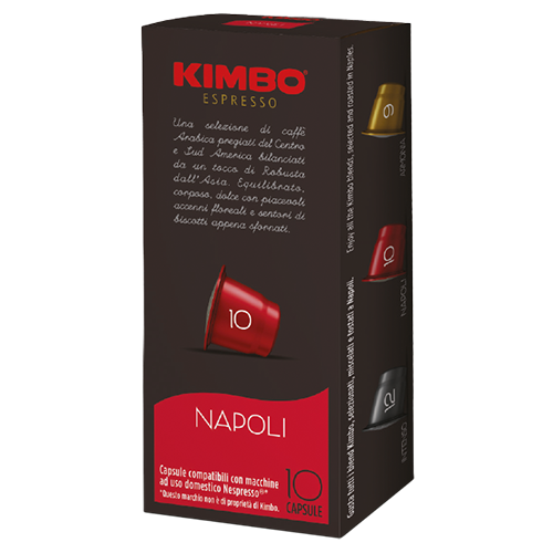 Kimbo Napoli coffee capsules for Nespresso 10pcs