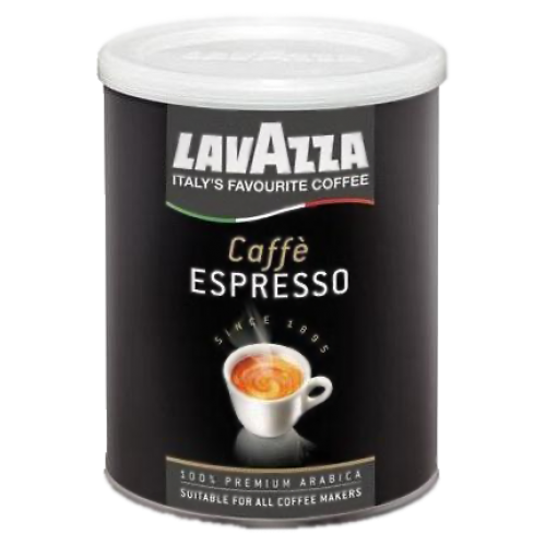 Lavazza 100 Arabica tincan ground coffee 250g