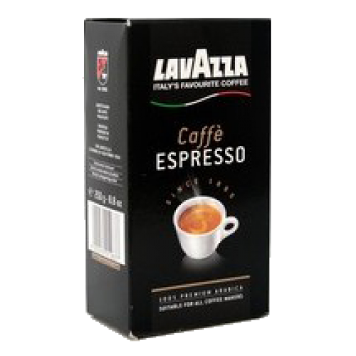 Lavazza 100% Arabica ground coffee 250g