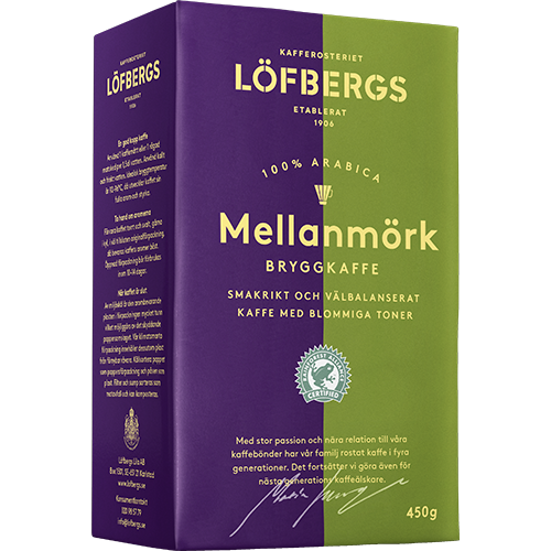 Löfbergs Lila Mellanmörk ground coffee 450g