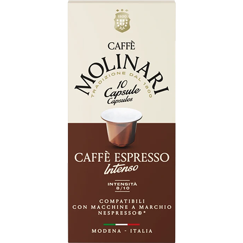 Molinari Caffè Espresso Intenso coffee capsules for Nespresso 10pcs