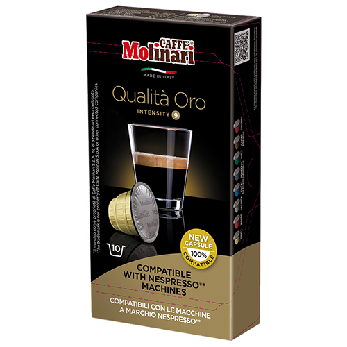 Molinari itespresso Oro coffee capsules for Nespresso 10pcs