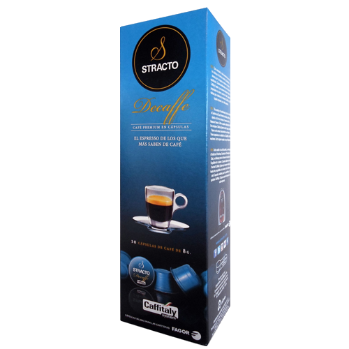 Stracto Decaffe Caffitaly coffee capsules 10pcs