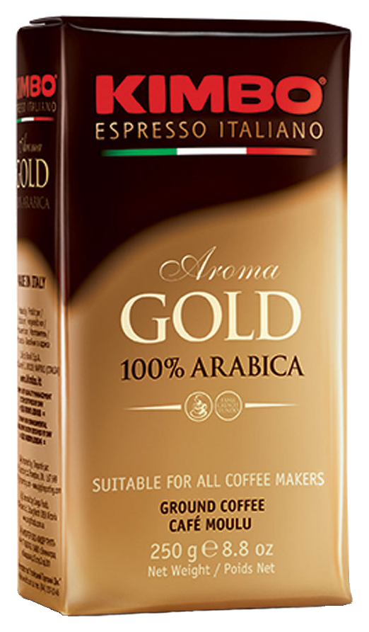 Kimbo Espresso Aroma Gold ground coffee 250g DeliCo Coffee Online