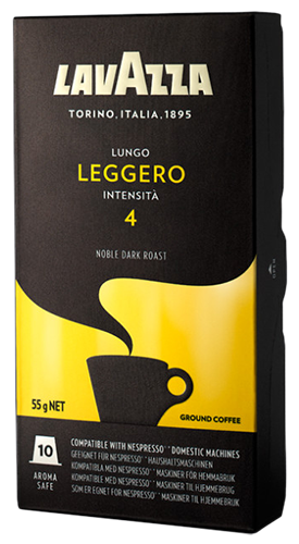 lavazza lungo leggero coffee capsules for nespresso 10pcs delico coffee online