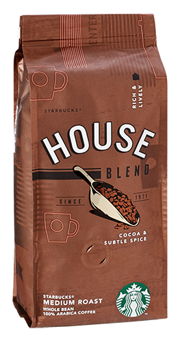 Starbucks Coffee House Blend coffee beans 250g - DeliCo ...