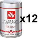 illy Espresso tincan coffee beans 250g x12