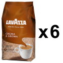 Lavazza Crema e Aroma coffee beans 1000g x6