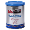 Molinari Cinque Stelle decaffeinato tincan ground coffee 250g