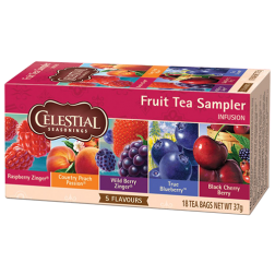 Celestial tea Fruit tea Sampler tea bags 18pcs