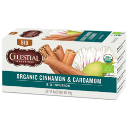 Celestial tea Organic Cinnamon & Cardamom tea bags 20pcs