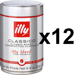 illy Espresso tincan coffee beans 250g x12