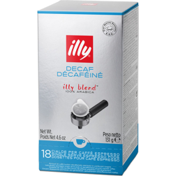 illy Espresso decaffeinato coffee pods 18pcs