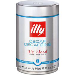 illy Espresso decaffeinato coffee beans 250g