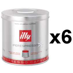 illy Iperespresso coffee capsules 21pcs x6