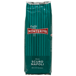 Monteriva Scuro Napoli coffee beans 500g